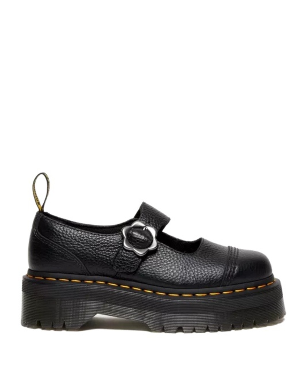 Dr. Martens Addina Flower Buckle Platform Shoes size 9